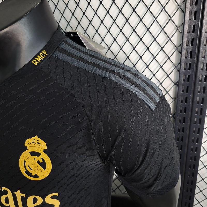 Camisa  Real Madrid II Away Adidas 2023/24 Jogador- preta