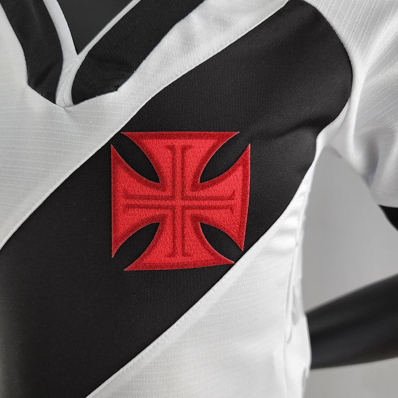 Kit Infantil Kappa Conjunto Vasco Away- 22/23 - Branco