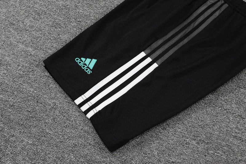 Conjunto Regata Arsenal Training 22/23 Adidas - Preto+Verde