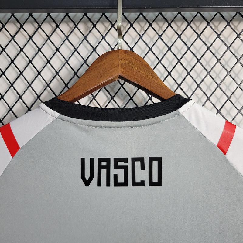 Camisa Kappa- Vasco Da Gama Treino 2023/24- Cinza