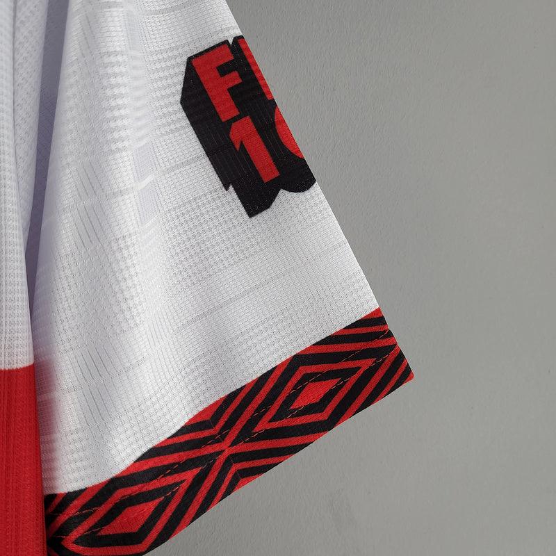 camisa Adidas - Flamengo Away 1995 Retrô  branco