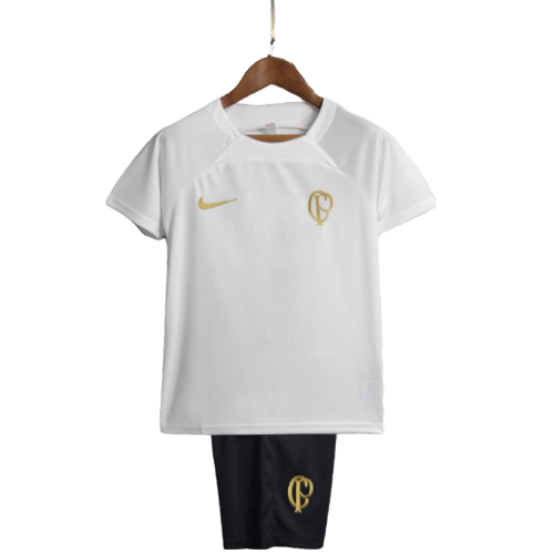 Kit Infantil Nike Corinthians I - 23/24 - Branco