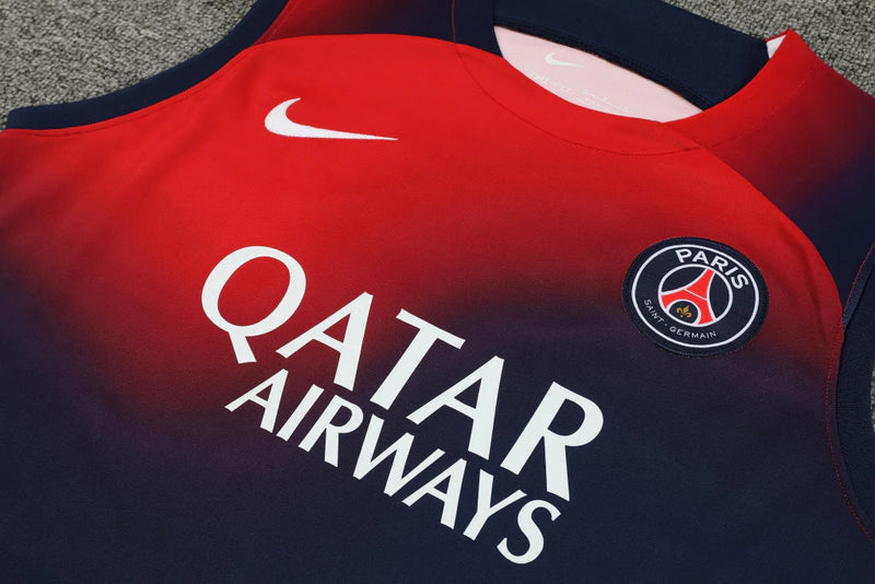 Conjunto Regata PSG 23/24 Nike - Azul+Vermelho