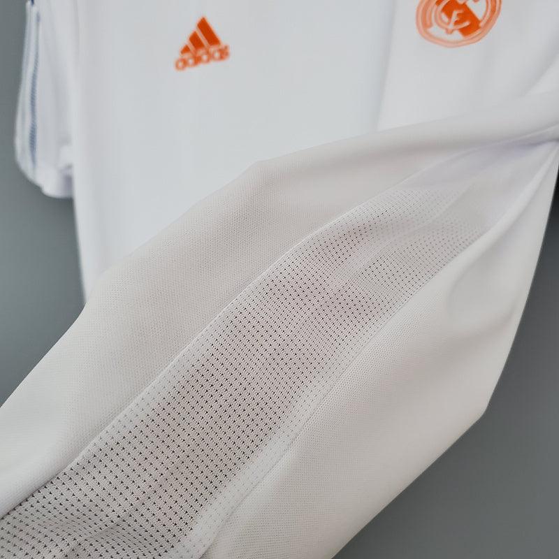 Camisa Adidas Real Madrid Treino 21/22 - Retrô Branca