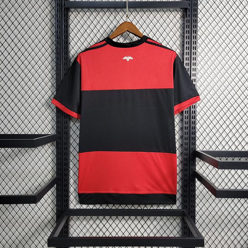 camisa Adidas - Flamengo 2017/18 Retrô vermelho