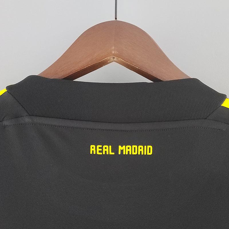 Camisa Adidas Real Madrid - Goleiro 11/12 - Retrô Preta