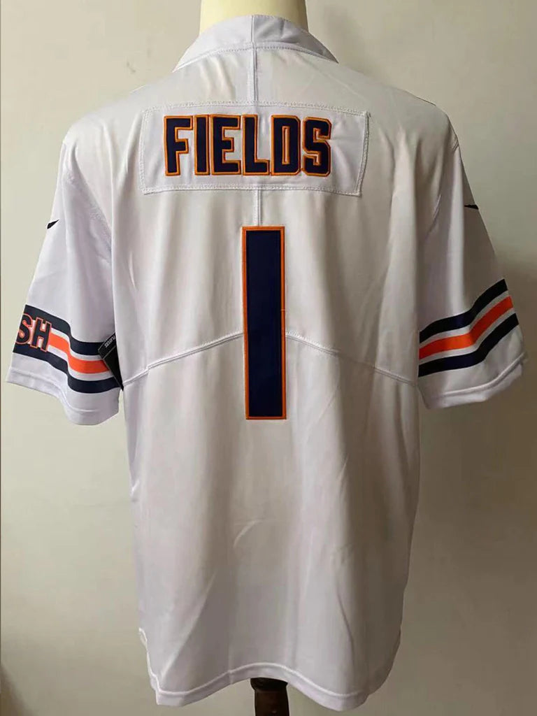 Camisa Jersey Chicago Bears - 1 Justin Fields - 52 Khalil Mack - 34 Walter Payton - 32 David Montgomery - 85 Cole Kmet