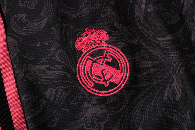 Conjunto Regata Real Madrid - Preto+Rosa