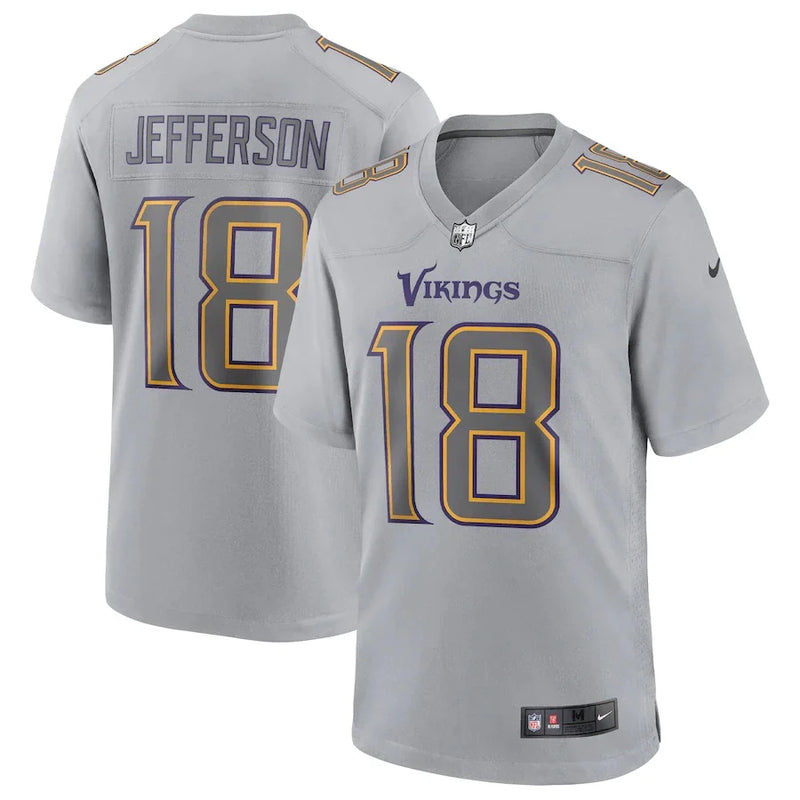 Camisa Minnesota Vikings Justin Jefferson Atmosphere Fashion Game Jersey