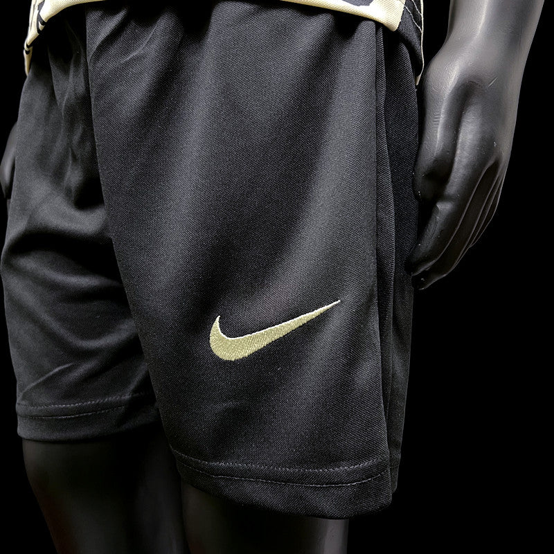 Kit Infantil Nike Corinthians 4 IIII - 22/23 - Bege e Preto