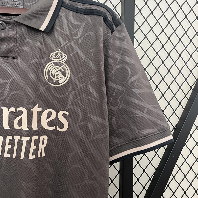 Camisa Real Madrid 24/25 Versão Torcedor (Fora 1)