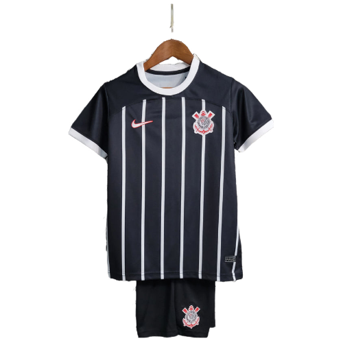 Kit Infantil Nike Corinthians II - 23/24 - Preto