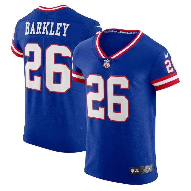 Camisa New York Giants Saquon Barkley Classic Vapor Elite Player Jersey