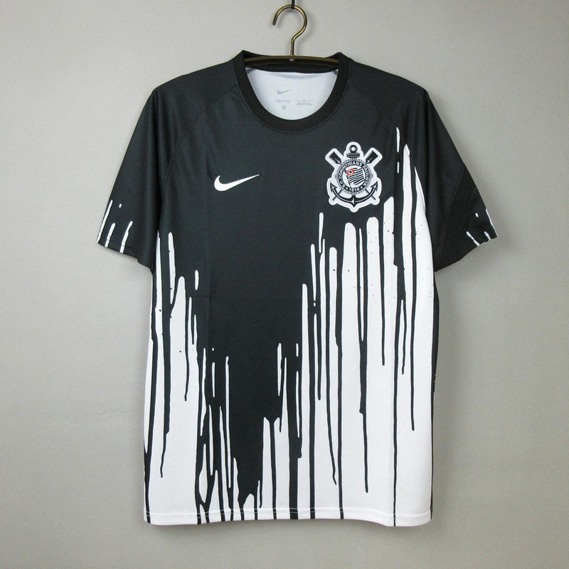 Camisa Nike Corinthians Edição Especial 23-24 Torcedor Masculina - Preta e Branca