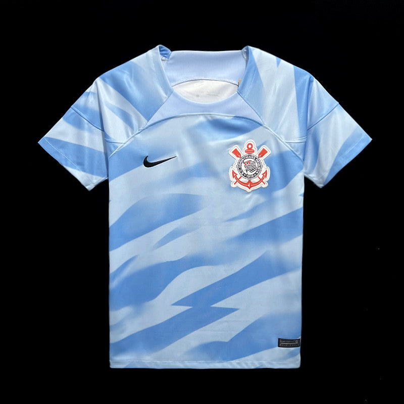 Camisa Nike Corinthians Goleiro 22-23 Torcedor Masculina - Azul