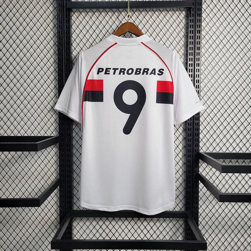 camisa Adidas - Flamengo Away 2002 Retrô  branco