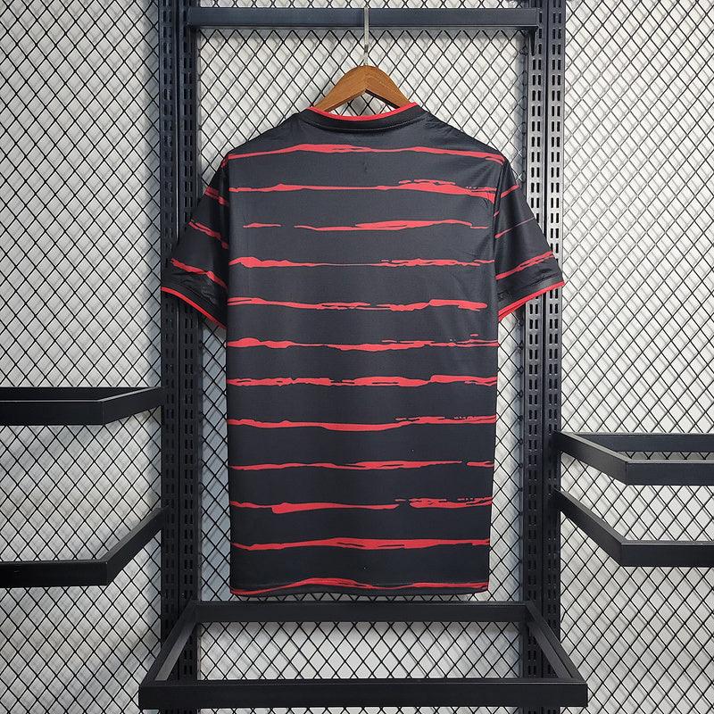 camisa Adidas - Flamengo Treino 2022/23 preto