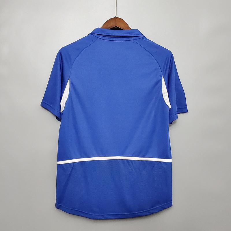 Camisa Nike - Brasil Away 2002/03 Retrô- Azul