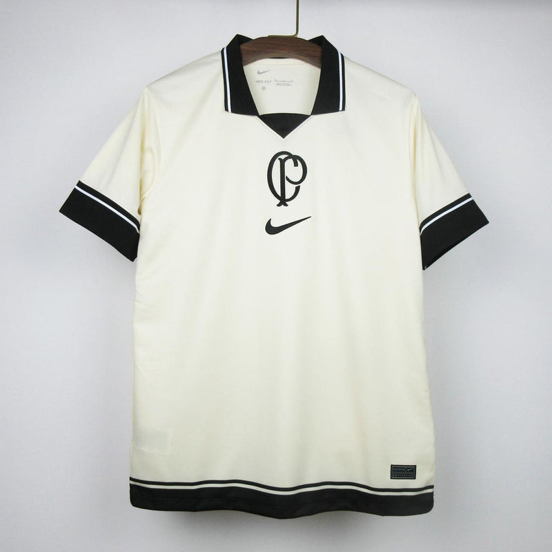 Camisa Nike Corinthians IIII 23-24 Torcedor Masculina - Bege