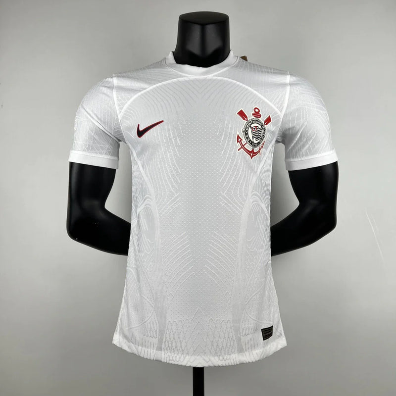 Camisa Nike Corinthians I 2023/24 Jogador Masculina - Branca