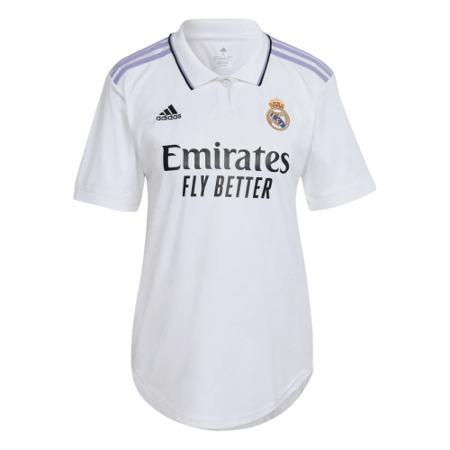 Camisa Adidas Real Madrid I 22/23 - Feminina Branca