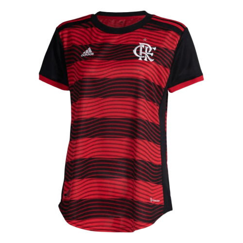 Camisa Adidas Flamengo I 2022/23- Feminina- Preto