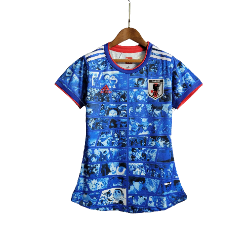 Camisa Japão Edição Anime 23/24 Torcedor Adidas Feminina - Azul