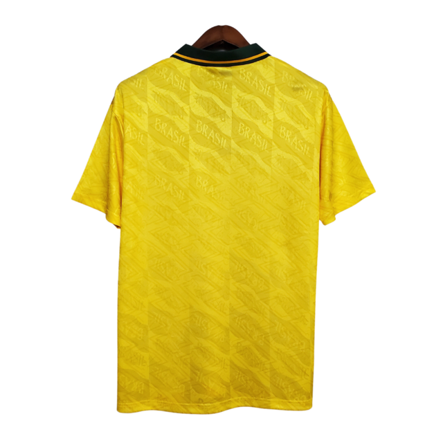 Camisa Retrô 91/93 Seleção Brasileira I Umbro Masculina - Amarela