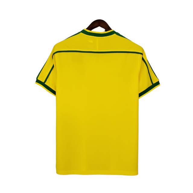 Camisa Retrô 1998 Seleção Brasileira I Nike Masculina - Amarela