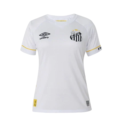 Camisa Santos Umbro 23/24 Torcedor Feminina - Branco