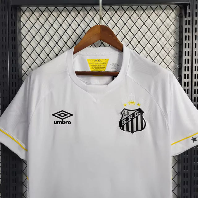 Camisa Santos Umbro I 23/24 Torcedor Masculina - Branco