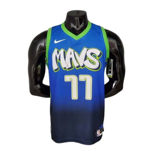 Camisa Regata Dallas Mavericks Azul e Verde - Nike - Masculina