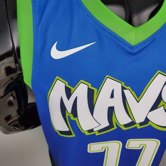 Camisa Regata Dallas Mavericks Azul e Verde - Nike - Masculina