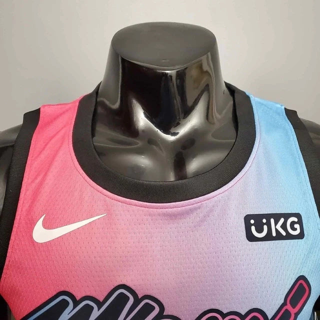 Camisa Regata NBA Miami Heat Rosa e Azul - Nike - Masculina