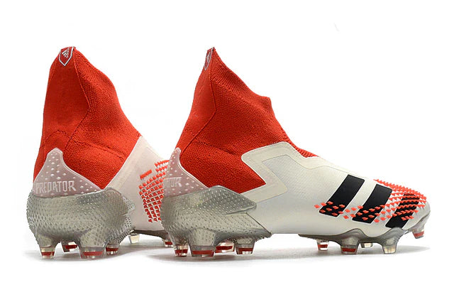 Chuteira de Campo Chuteira Adidas Predator 20+ FG Vermelho Branco