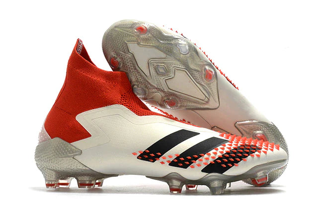 Chuteira de Campo Chuteira Adidas Predator 20+ FG Vermelho Branco