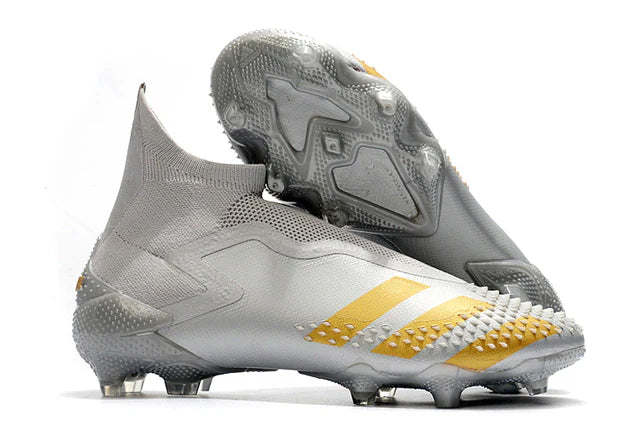 Chuteira de Campo Chuteira Adidas Predator Mutator 20+ FG Unissex Prata