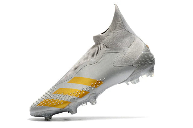 Chuteira de Campo Chuteira Adidas Predator Mutator 20+ FG Unissex Prata