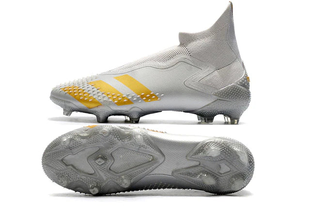 Chuteira de Campo Chuteira Adidas Predator Mutator 20+ FG Unissex Prata