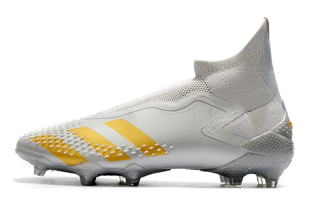 Chuteira de Campo Chuteira Adidas Predator Mutator 20+ FG Unissex Prata