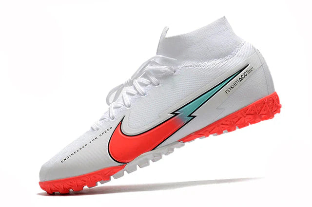 Chuteira de Campo Chuteira Society Nike Mercurial Superfly 7 Flash Crimson