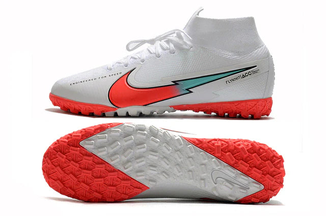 Chuteira de Campo Chuteira Society Nike Mercurial Superfly 7 Flash Crimson