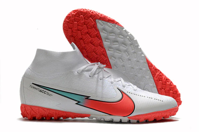 Chuteira de Campo Chuteira Society Nike Mercurial Superfly 7 Flash Crimson