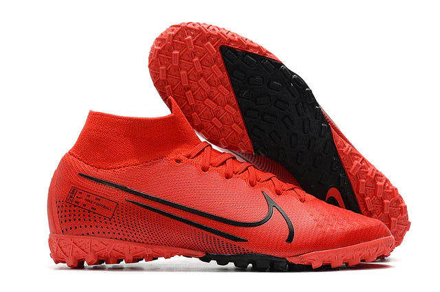 Chuteira de Campo Chuteira Society Nike Mercurial Superfly 7 Vermelho