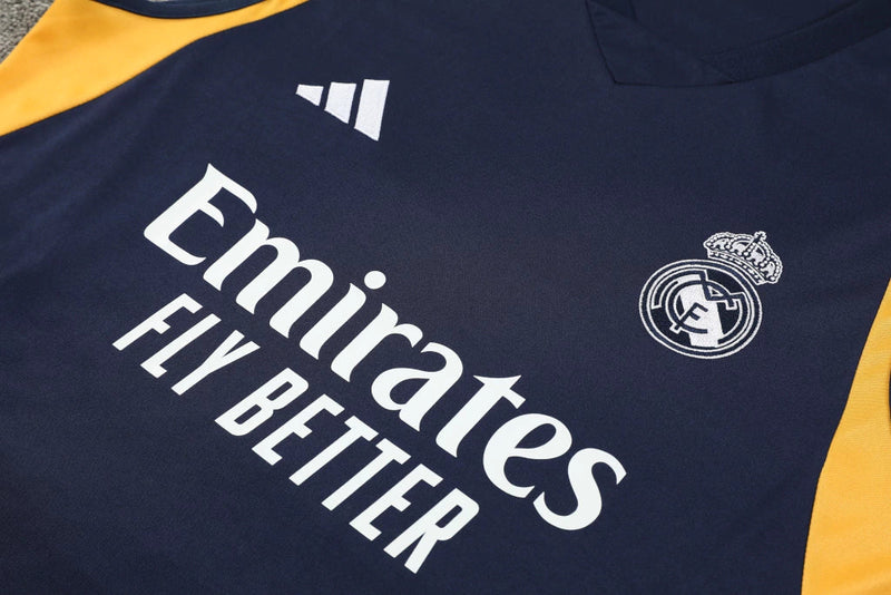 Conjunto Regata Real Madrid 23/24 Adidas - Azul