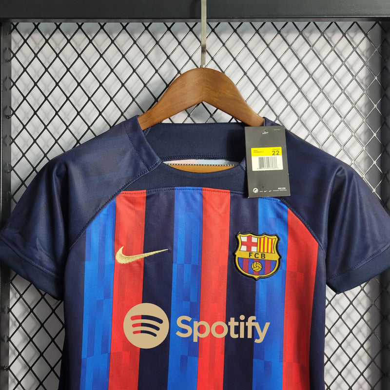 Kit Nike Barcelona I - 2022 - RNZ  - 01 em Artigos Esportivos