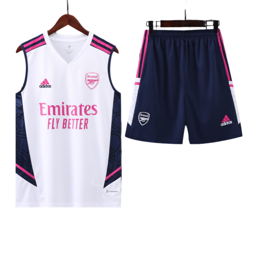 Conjunto Regata Arsenal 23/24 Adidas - Branco