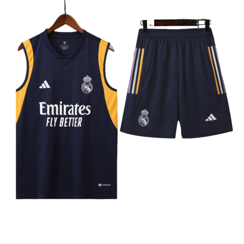 Conjunto Regata Real Madrid 23/24 Adidas - Azul