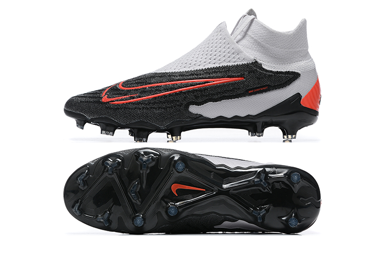 Chuteira de Campo Nike Phantom GX Elite FG - preto-branco