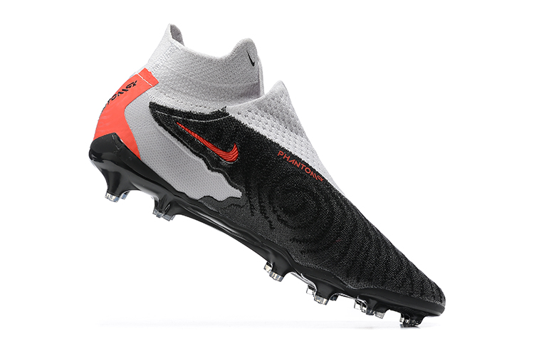 Chuteira de Campo Nike Phantom GX Elite FG - preto-branco